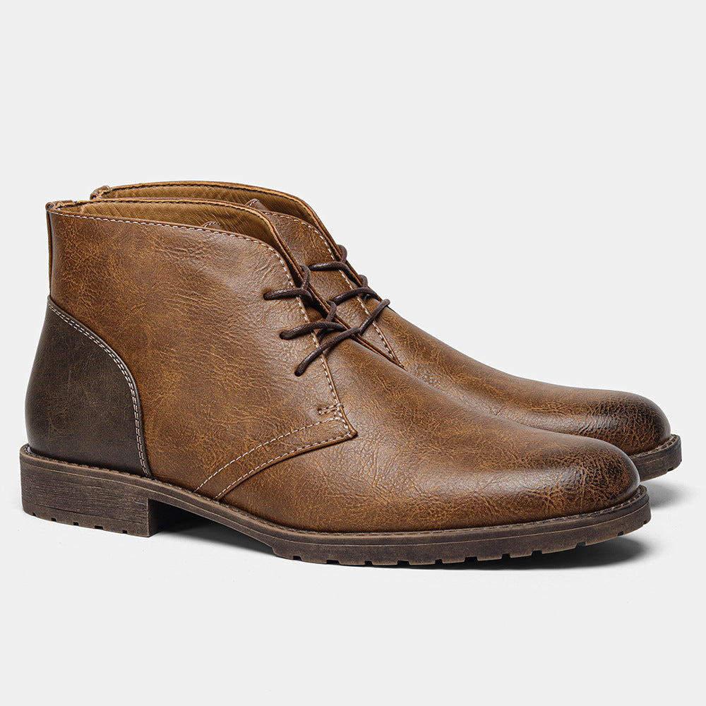 Ankle Boot Made of Real Vegan Leather