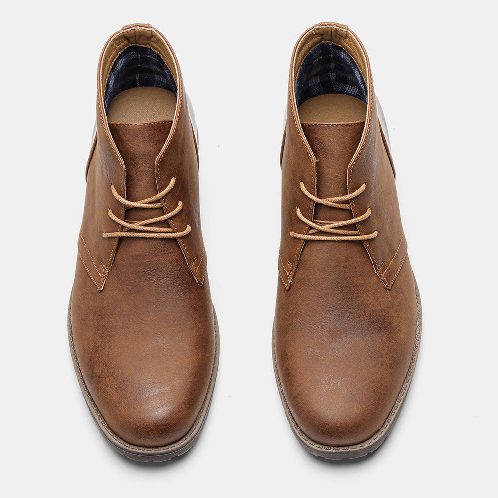 Ankle Boot Made of Real Vegan Leather