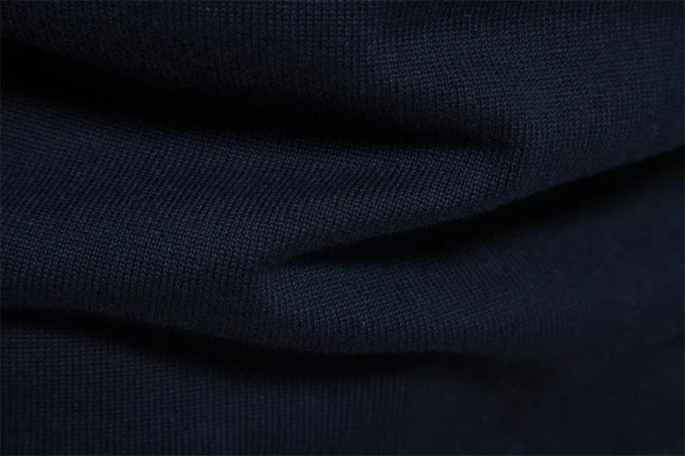 Henri | Modern Zip-Up Collar Sweater