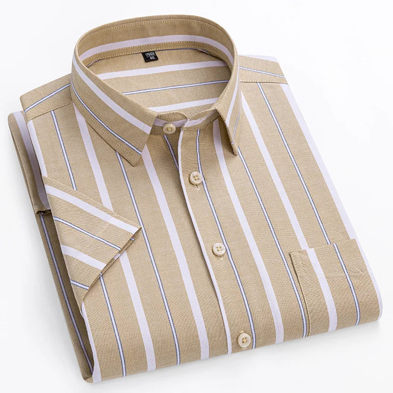 Zack | Short-Sleeve Cotton Shirt