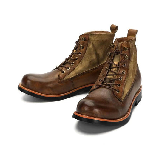 Boots made of genuine leather