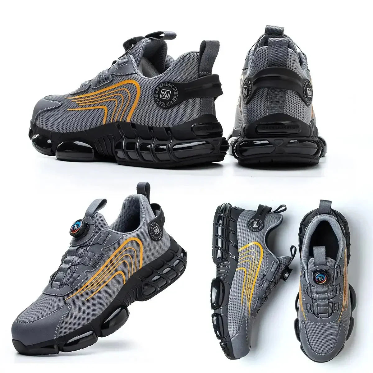 Heidi-Mode - Safety Shoes with Rotatable Buckle Closure