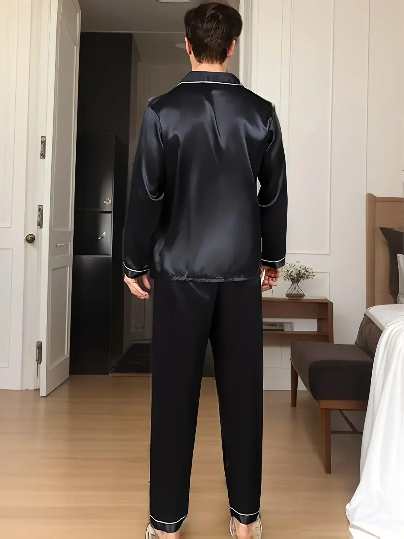 Heidi-Mode - Men's Satin Pajama Set