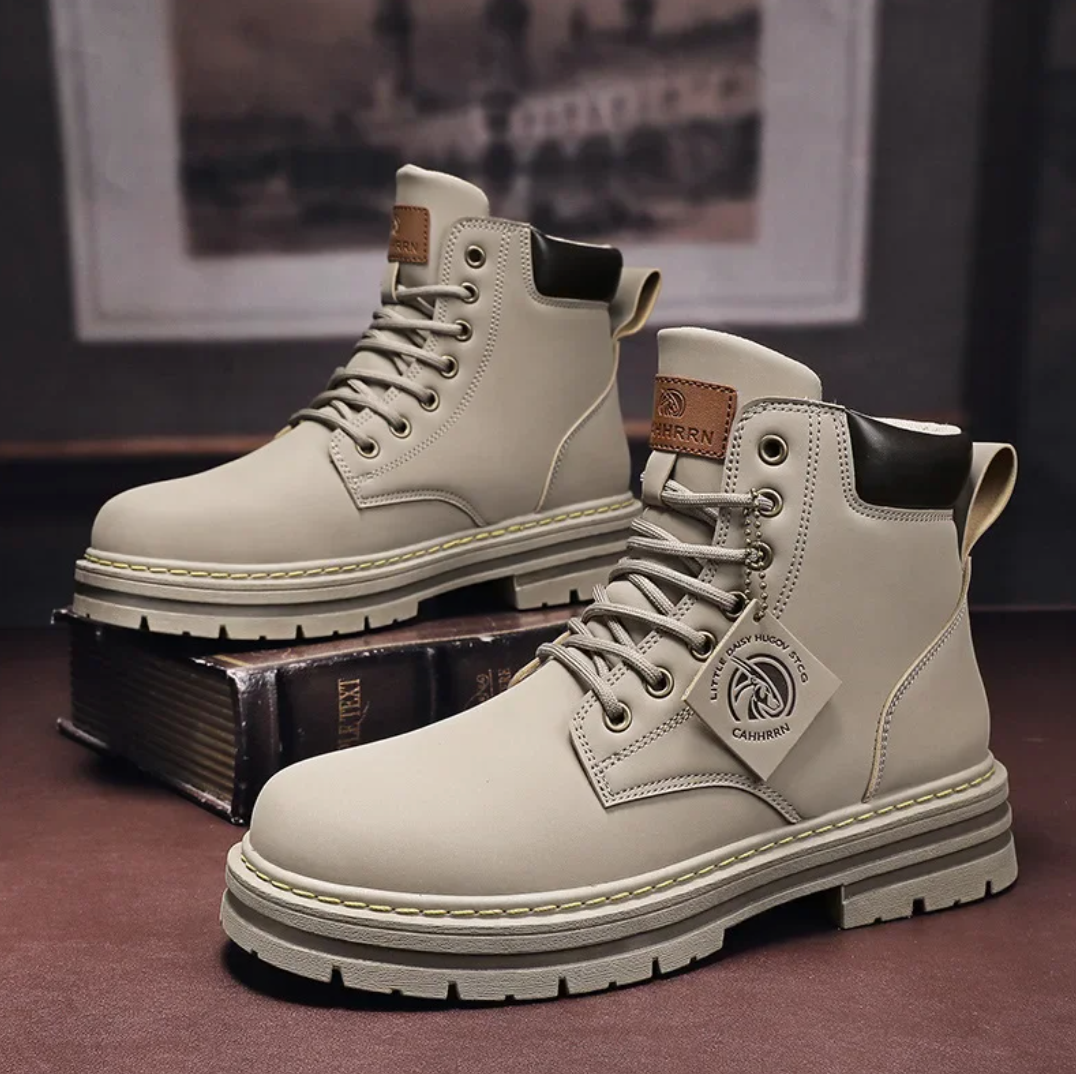 Heidi-Mode - Comfortable Lace-Up Boots for Men