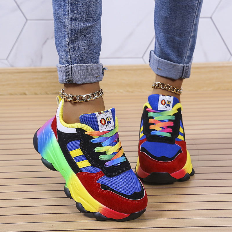 Colorful orthopedic sneakers with style