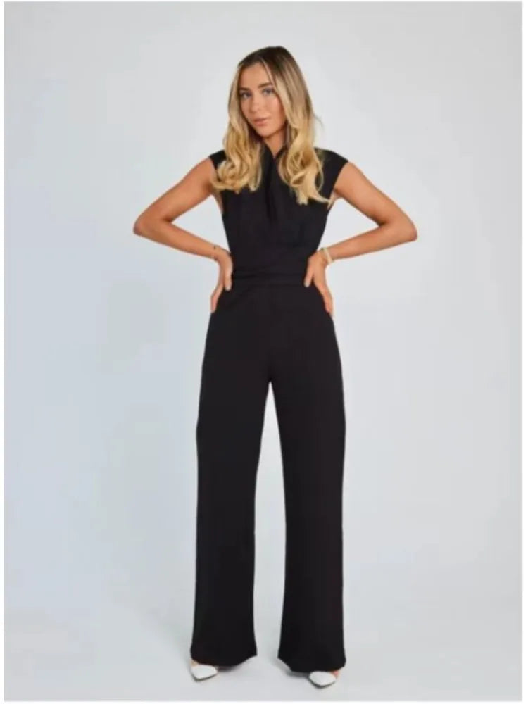 Joyce | Sleeveless Wide-Leg Jumpsuit