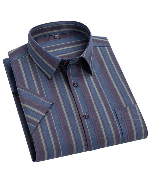 Zack | Short-Sleeve Cotton Shirt