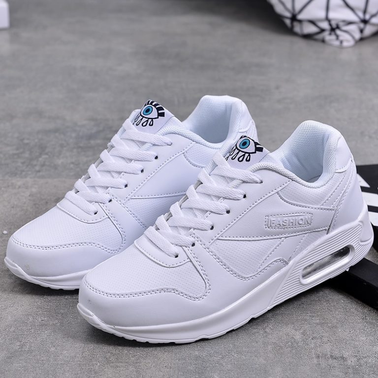 Orthopedic shoes with black eye pattern
