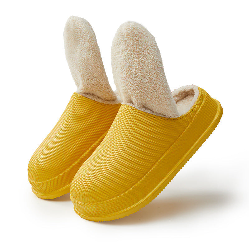 Warm Slippers with Wool Lining