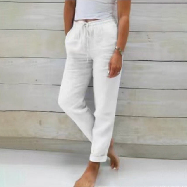 【Cotton】Casual Straight Cut Pants