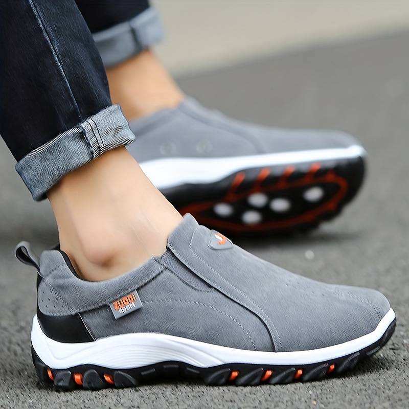 Orthopedic and non-slip comfort sneakers for men