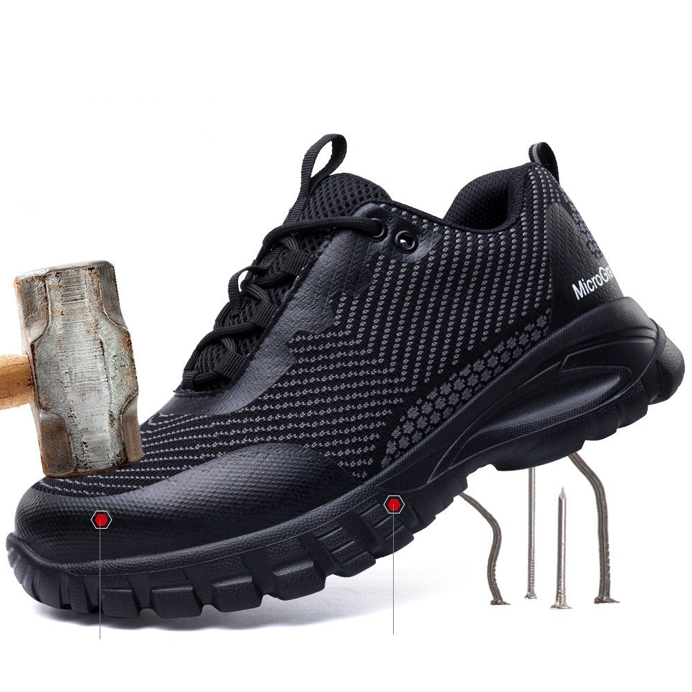 Heidi-Mode - Lightweight Black Safety Shoes