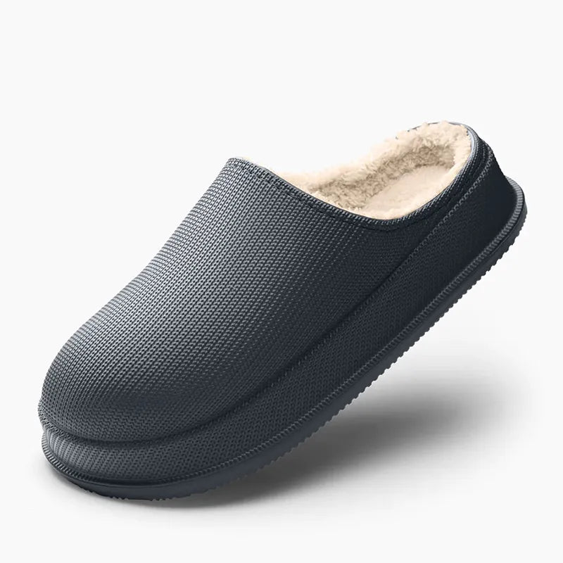 Warm Slippers with Wool Lining