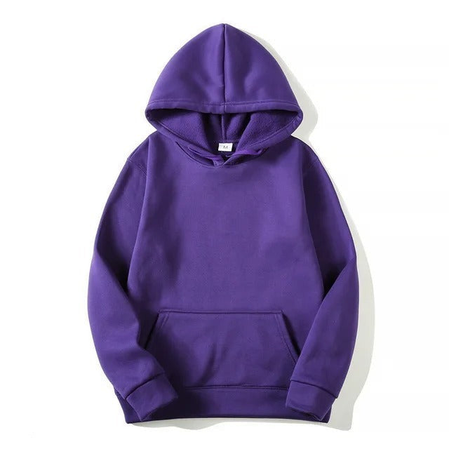 Heidi-Mode | Solid Color Cotton Hoodie for Women
