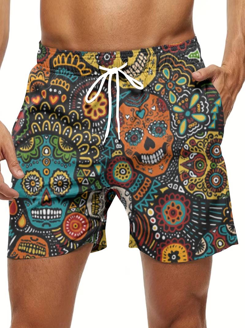Heidi – Trendy Hawaii Shorts with Drawstring