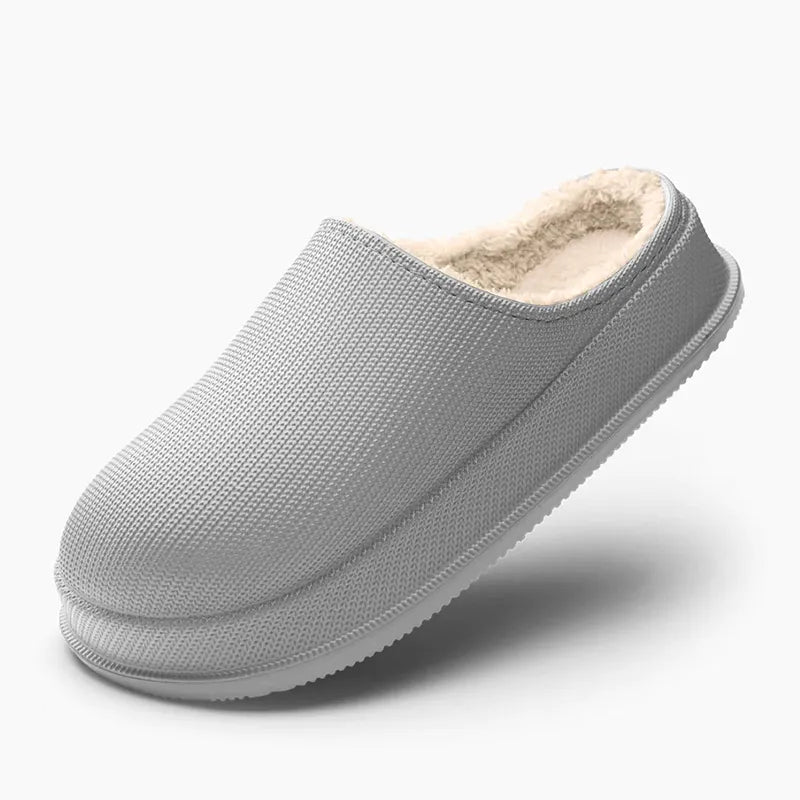 Warm Slippers with Wool Lining