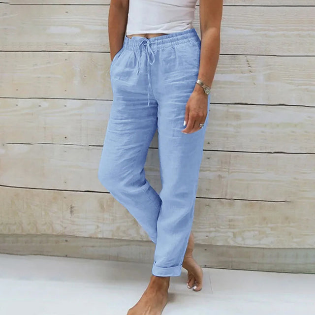 【Cotton】Casual Straight Cut Pants