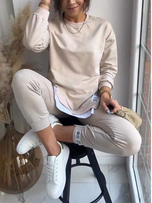 Heidi-Style | Comfortable Sweatshirt and Pants Set for Women