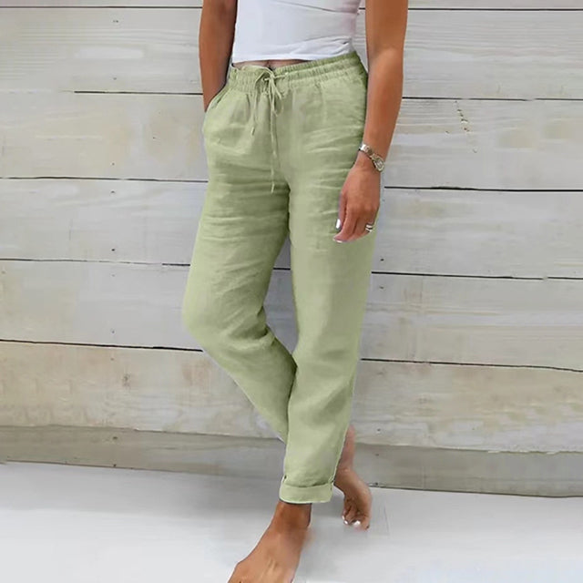 【Cotton】Casual Straight Cut Pants