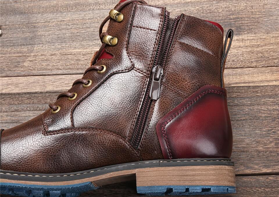 Heidi-Mode Robust Vintage Men's Boots