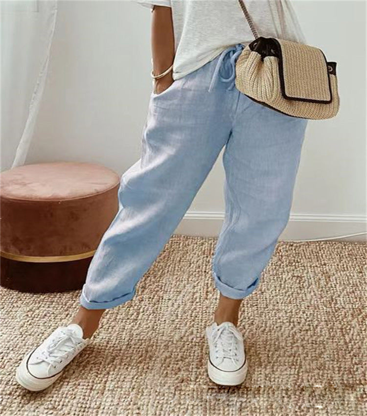 Elegant Cotton Pants