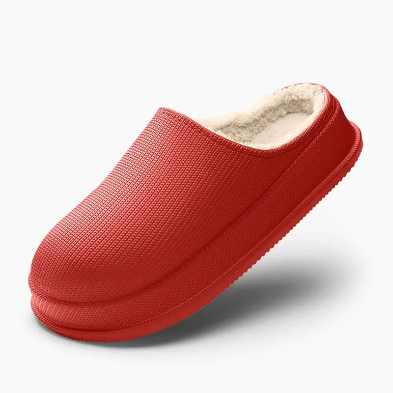 Warm Slippers with Wool Lining