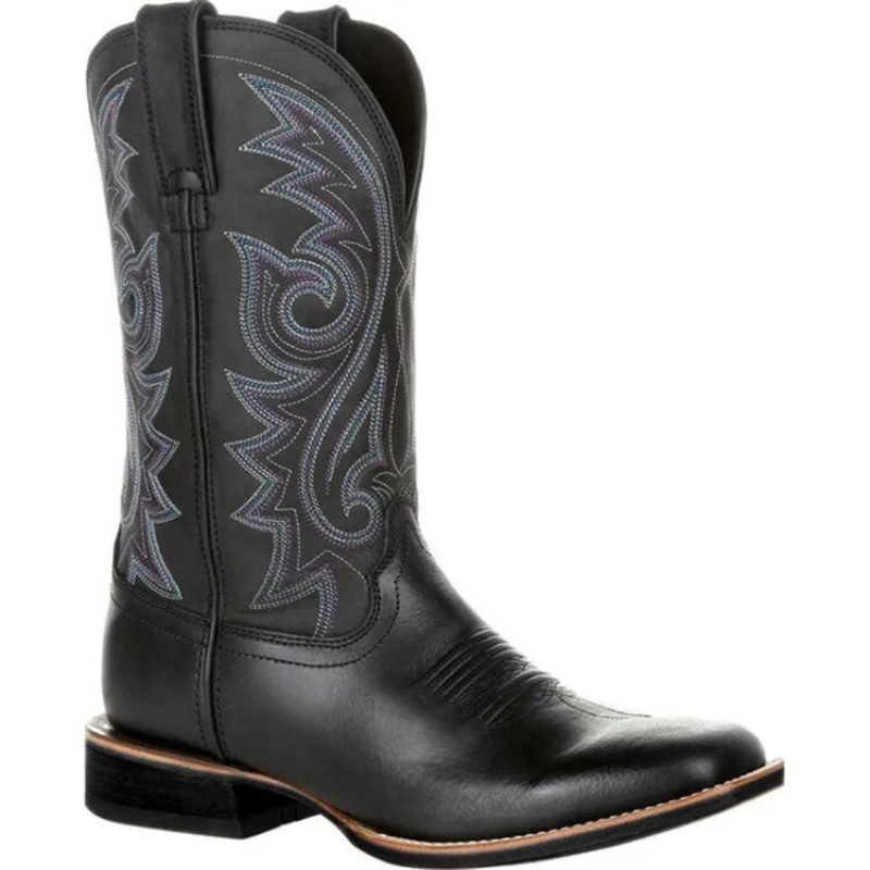 Heidi-Mode | Men's Black Western Cowboy Boots