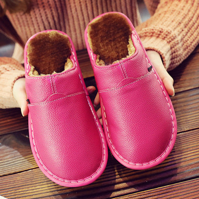 "Heidi Mode – Waterproof Brown Slippers for Men"